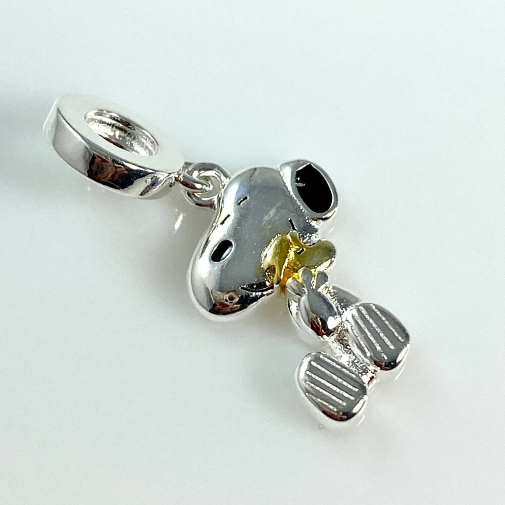 Peanuts Snoopy and Woodstock Dangle Charm - Picture 2 of 5